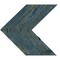 Ekena Millwork 13 3/4"W x 12"H x 3/4"D Vintage Farmhouse 5 1/2" Chevron, Barnwood Decor Collection, Driftwood Blue DECR13X12X075CHVBU - alternate 3